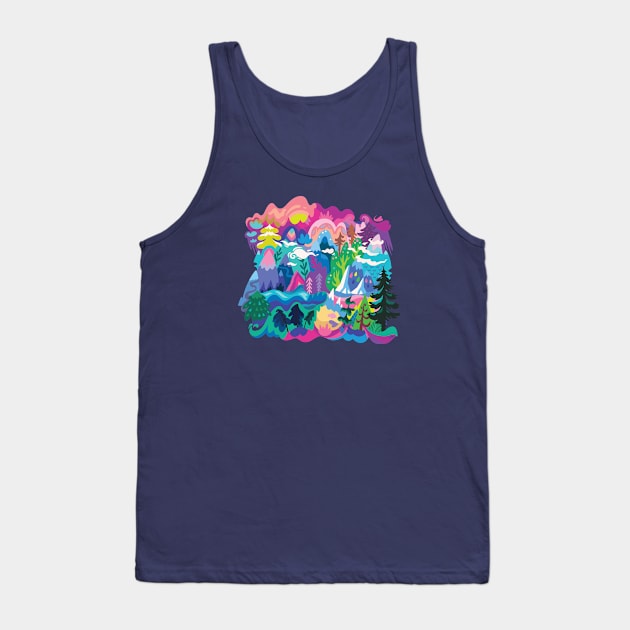 Nature landscape Tank Top by PenguinHouse